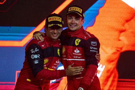 Ferrari Bahrain 2022, Charles Leclerc Bahrain 2022, Charles Leclerc Baku 2023, Carlos Sainz Tattoo Ideas, F1 Bahrain 2022, Ferrari F1 2022, Ferrari Drivers, Forza Ferrari, F1 2022