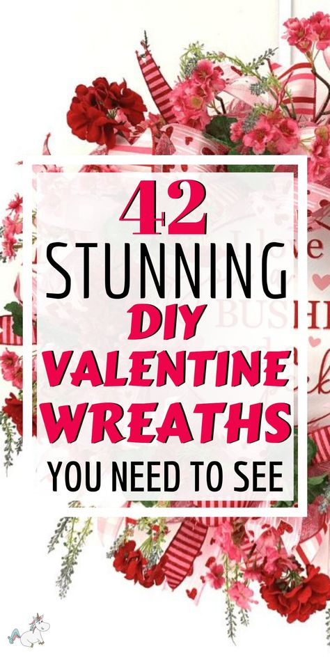 Valentine Wreath Tutorial, Heart Wreath Diy, Valentine Mesh Wreaths, Diy Valentines Day Wreath, Valentine Wreath Diy, Valentine Wreaths, Valentine Door Decorations, Burlap Wreath Tutorial, Easy Valentine Crafts