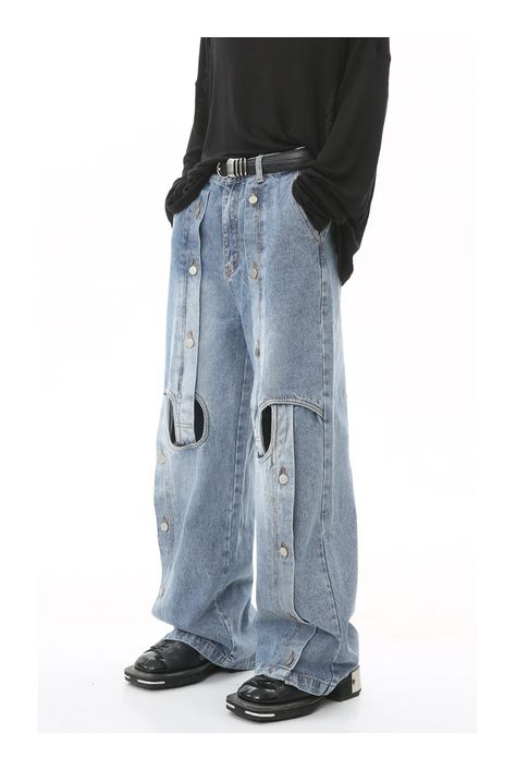 Ripped Jeans For Men, Denim Pants For Men, Ripped Pants, Denim Pants Mens, Jeans For Men, Denim Jeans Men, Loose Jeans, Pants For Men, Pants Blue