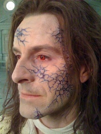 A man wears makeup character effects company Masters FX created for "The Twilight Saga: New Moon." The company's founder, Todd Masters, grew up in Lake Hills. (Courtesy Masters FX) / SL Lip Makeup Art, Halloween Fx, Twilight Saga New Moon, Monster Makeup, Vampire Makeup, Special Makeup, Halloween Costume Idea, Special Fx Makeup, Horror Makeup