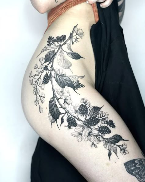 Scapegoat Tattoo, Oak Leaf Tattoos, Plant Tattoos, Peacock Feather Tattoo, Vine Tattoos, Botanical Tattoo, Tattoo Project, Badass Tattoos, Makeup Tattoos