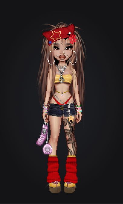 Ever Skies Outfits, Everskies Fits, Everskies Outfits, Bratz Inspired Outfits, Fashion Gal, Aesthetic Roblox Royale High Outfits, Gyaru Fashion, Swag Girl Style, 2000s Fashion Outfits