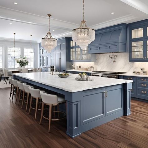 https://pin.it/2jfg7zBE8 Blue Green Kitchen Cabinets, Blue Kitchen Islands, Kitchen Countertop Colors, Blue Kitchen Designs, Kitchen Renovation Inspiration, 2024 Kitchen, Countertop Ideas, Renovation Inspiration, Kitchen Redesign