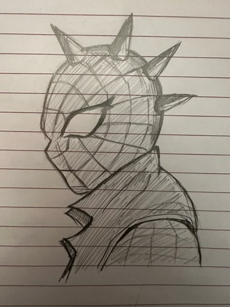 spiderpunk drawing doodle sketch spider-punk drawing sketch comic drawing hobie brown drawing hobie brown sketch spiderman drawing aesthetic doodle Spiderman Oc Sketch, Hobie Drawing Spiderman, Spiderman Across The Spider Verse Drawing Ideas, Spider Punk Easy Drawing, Hobie Brown Draws, Hobie Brown Drawing Ref, Spiderpunk Sketch, Hobie Sketch, Hobie Drawing