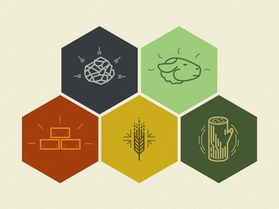 Settlers of Catan icons                                                                                                                                                                                 Mais Catan Game, Catan Board Game, Custom Board Games, Catan Board, Board Games Diy, Settlers Of Catan, Wooden Board Games, Board Game Design, 카드 디자인