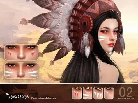 Sims 4 Face Paint, Sims Face, Ts4mm Cc, Ts4 Makeup, Sims 4 Tattoos, Sims Packs, Sims 4 Mm Cc, Sims 4 Cc Makeup, Sims 4 Cc Folder