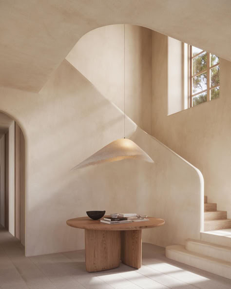 Desert Modernism, British Home, Modern Mediterranean, Modern Stairs, Home Stairs, Interior Stairs, Salou, House Stairs, Staircase Design