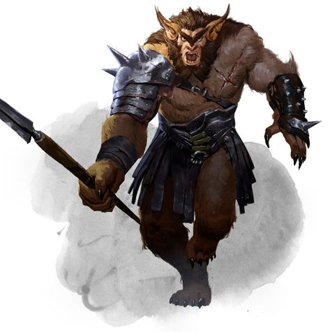 Bugbears Dnd, Bugbear Barbarian, Bugbear Dnd, Bugbear Character Art, Fantasy Species Humanoid, Barbarian Dnd, Dungeons And Dragons Races, Dungeons And Dragons Classes, D D Monsters