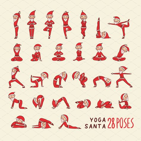 Christmas Yoga For Kids, Christmas Yoga Poses, Elf Yoga, Kids Yoga Games, Christmas Yoga, Yoga Christmas, Elementary Physical Education, Christmas Poses, Yoga Games