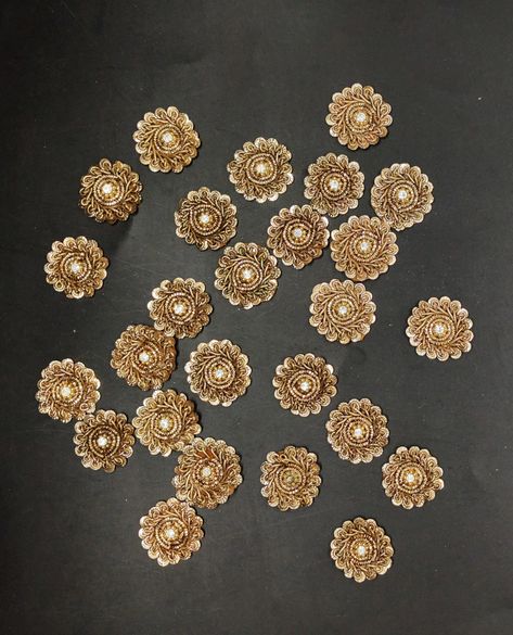 3/4 Inch Round Bling Sequin Rhinestone Zardosi Sew on - Etsy Vintage Lace Blouses, Fancy Face Mask, Lace Blouses, Raw Silk Fabric, Embellished Belt, Fabric Embellishment, Traditional Indian Outfits, Leaf Texture, Gold Collar