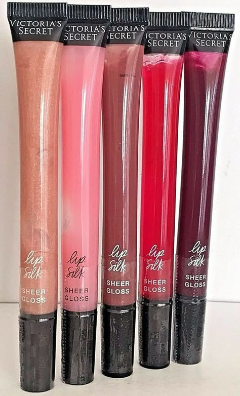 Victoria secret sheer lip gloss Lipgloss Lips, Makeup Lips, Lip Gloss Collection, Lip Cosmetics, Lip Gloss Colors, Beauty Make-up, Gloss Labial, Fancy Makeup, Makeup Items