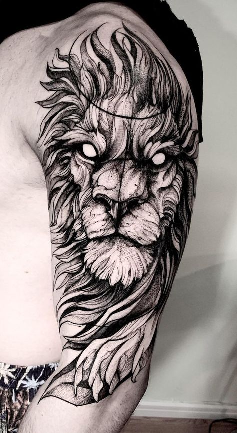 Eye-Catching Lion Tattoos