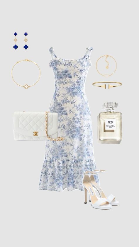 Blue Aesthetic Preppy, Preppy Skincare, Aesthetic Preppy, Elegant Outfit Classy, Outfit White, Everyday Fashion Outfits, Easy Trendy Outfits, Looks Chic, Dressy Outfits