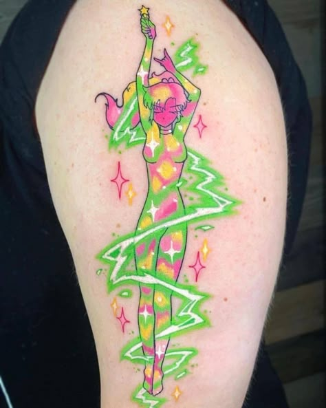 Sailor Jupiter Tattoo, Sailor Jupiter Transformation, Transformation Tattoo, Jupiter Tattoo, Kawaii Tattoos, Tattoo Colorful, Sailor Moon Tattoo, Kawaii Tattoo, Cute Tiny Tattoos