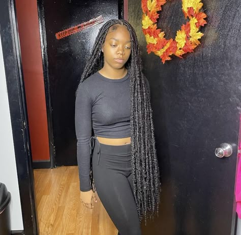 Faux Locs Marley Hair, Boho Goddess Locs, Soft Locs, Butterfly Locs, Beautiful Black Hair, Big Box Braids Hairstyles, Black Ponytail Hairstyles, Brown Hair Dye, Box Braids Hairstyles For Black Women