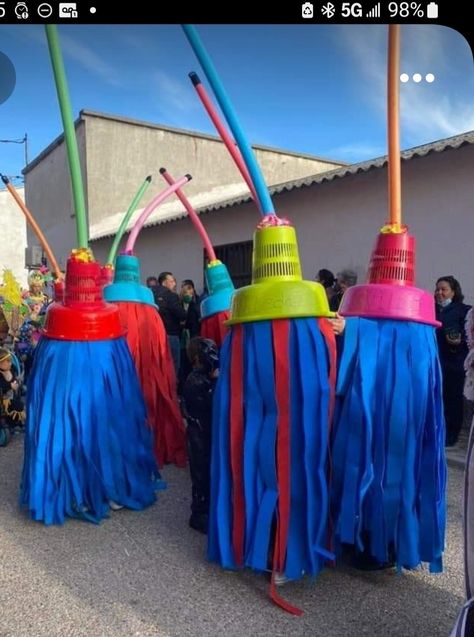 Ideas For Maskembal, Maskembal Ideas, Maškare Kostimi, Mop Costume, Diy Carnaval Costume, Masky Na Masopust, Disfraces Carnaval Originales Ideas, Carnival Costumes Diy, Maskare Kostimi