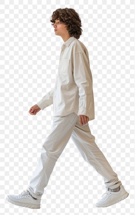 Persona Png, People Walking Png, Person Png, Person Walking, People Png, Boy Walking, White Fashion, Free Png, Karate