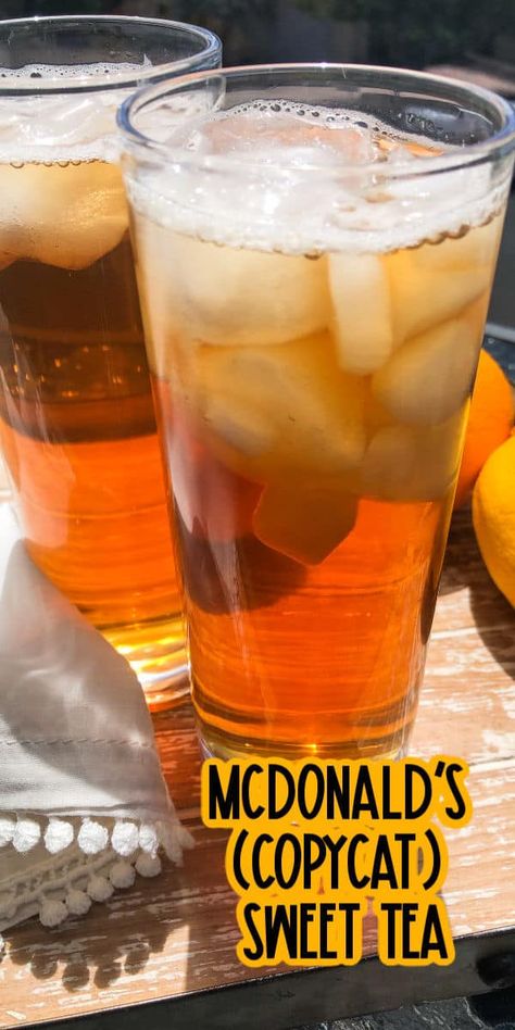 Sweet Tea Recipe - Milo’s Sweet Tea Recipe, Mcdonald’s Sweet Tea Recipe, Diy Mcdonald’s Sweet Tea, Mcdonald’s Sweet Tea, Mcdonalds Sweet Tea Recipe, Homemade Sweet Tea Recipe, Best Sweet Tea Recipe, Sweet Tea Recipe Southern, Mcdonald's Sweet Tea Recipe