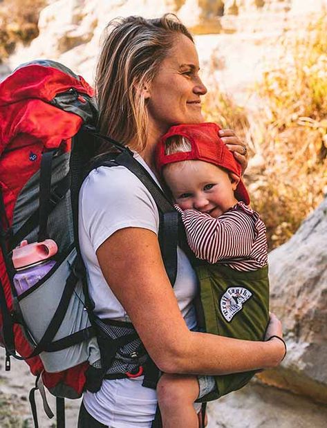 Backpacking With Toddlers, Trail Magik Carrier, Hiking With Toddlers, Outdoor Mom, Camping With A Toddler, Backpacking With Kids, Toddler Camping, Baby Camping, Camping With Baby