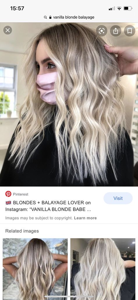 Spring Blonde Balayage, Melted Platinum Blonde, Bright Deminsional Blonde, Cool Tone Blonde Balayage Dark Roots, Low Mantience Blonde, Vanilla Blonde Balayage Dark Roots, Reverse Balayage Blonde, Blonde Hair With Shadow Roots, Blonde Shadow Root With Money Piece