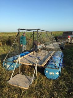 Dugout Survival Shelter, Floating Duck Blind, Duck Boat Ideas, Duck Blind Ideas, Duck Blinds, Duck Hunting Blinds, Boat Blinds, Duck Hunting Boat, Duck Boat Blind