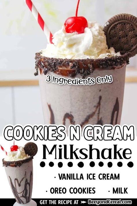 Cookies N Cream Smoothie, Cookies And Cream Protein Shake, Cookie And Cream Milkshake Recipe, Cookies And Cream Milkshake Recipe, Cookies N Cream Milkshake, Cookies And Cream Milkshake, Vegetarian Cookies, Cookies N Cream Cookies, Cookie Flavors