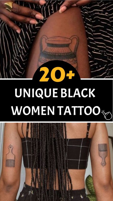 Entering the year 2024, the craft of tattooing is undergoing a transformative journey, emerging as a significant vehicle for personal expression and narrative sharing, notably within the black female community. Cute Tattoo Ideas For Black Females, Spiritual Tattoos Meaningful Black Women, Nubian Tattoo Ideas, Feminine Tattoos Black Women, Nigerian Tattoo Ideas For Women, Tattoo Sleeve Black Women, Forearm Tattoo Black Women, African Spirituality Tattoo, Tattoo On Dark Skin Women