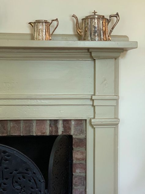 Mouldings and Doors - Too Many Options- She's Stumped | Laurel Home Victorian Cast Iron Fireplace, Cape Cod Fireplace Ideas, Vintage Fireplace Mantle, Victorian Fireplace Mantels, Painted Fireplace Mantels, Fireplace Molding, Antique Mantle, House Fireplace, Cottage Fireplace