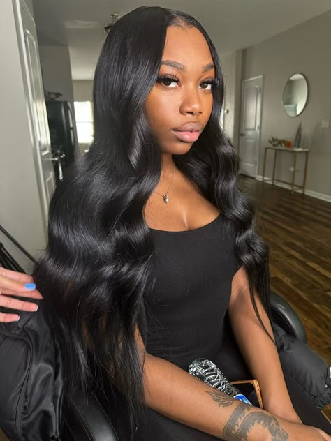 Beach Wave Curls, Bday Hair, Beach Curls, Curly Weave Hairstyles, Loose Waves Hair, Weave Styles, Beach Wave, Quick Weave Hairstyles, Hair Business