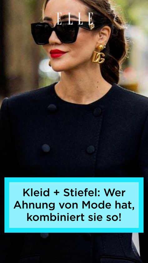 Kleid und Stiefel gehören zu den absoluten Styling-Favoriten im Herbst 2024. Wie das Duo am elegantesten aussieht? So klappt's!#mode #modetrend #trending #sommer #outfits #styling #jeans Styling Jeans, Outfits Styling, Fashion Weeks, Winter 2024, Fashion Week