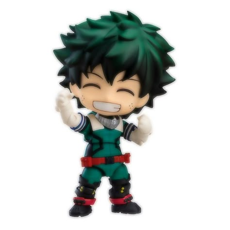 Green Theme Phone, Deku Chibi, My Hero Academia Figures, Mha Figures, Mha Pfp, Nendoroid Anime, Anime Png, Theme Phone, Deku Boku No Hero