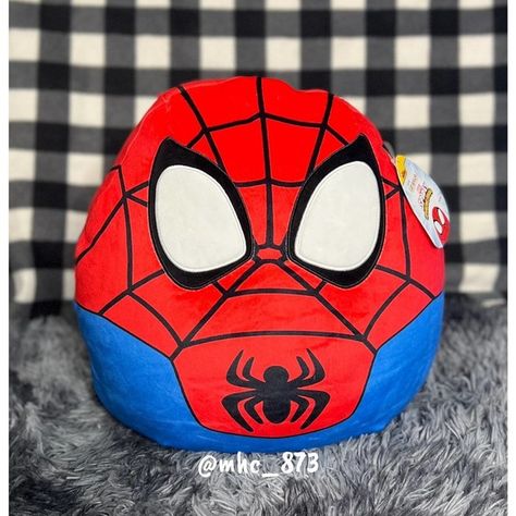 Spiderman 16" Squishmallow (Rare Size) Spider Man Squishmallow, Spiderman Squishmallow, Spiderman Merchandise, Spiderman Things, Spiderman Collection, Quince Gifts, Spiderman Room Decor, Spiderman Room, Spiderman Outfit