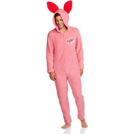 Men's Onesie Pink Bunny Union Suit, Size: Medium Mens Onesie, Pajama Costume, Union Suit, Bunny Suit, Pink Pajamas, Mens Sleepwear, Pink Bunny, Christmas Story, Christmas Men