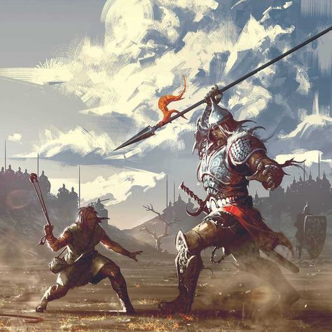 David Vs Goliath Art, David Vs Goliath, David Goliath, David And Goliath, Fantasy Inspiration, Dark Souls, Art Wallpaper, Deadpool, Old Things