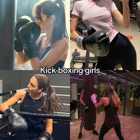 labi on TikTok Kick Boxing Girl, Boxer Aesthetic, Trening Sztuk Walki, Female Boxers, Boxing Girl, Kickboxing Workout, Gym Aesthetic, Fitness Inspiration Body, Boxing Workout