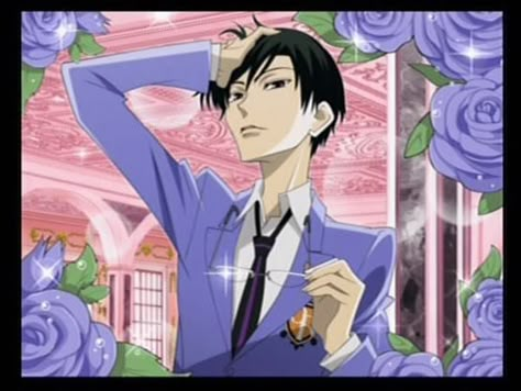 Anime Pick Up Lines - Ouran High School Host Club -Kyoya - Wattpad Kyoya Ootori, High School Host Club, Ouran High School Host Club, Host Club, High School, Purple, Anime