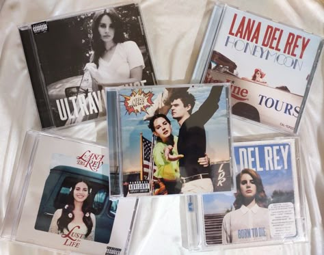 Lana Del Rey Cd, Records Aesthetic, Lana Del Rey Merch, Lana Del Rey Albums, Lana Del Rey Aesthetic, Rey Aesthetic, Vinyl Aesthetic, Lana Del Rey Vinyl, Vinyl Cd