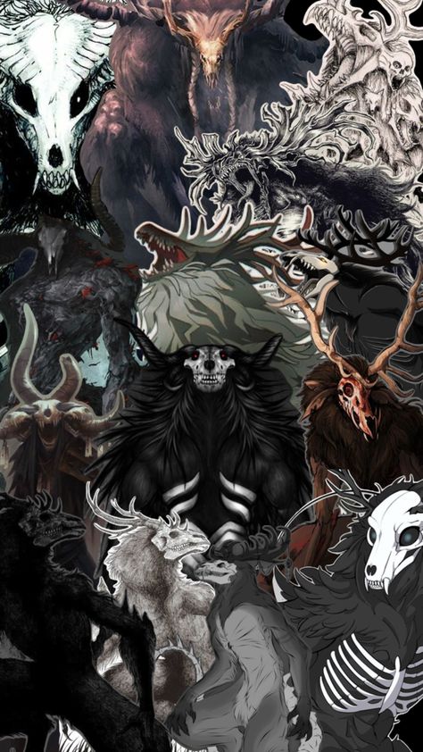 Wendigo Drawings, Wendigo Monster, Aethstetic Wallpapers, Wendigo Monsters, Wendigo Art, Good Backgrounds, Fantasy Creatures Mythology, Monster Romance, Fantasy Vibes