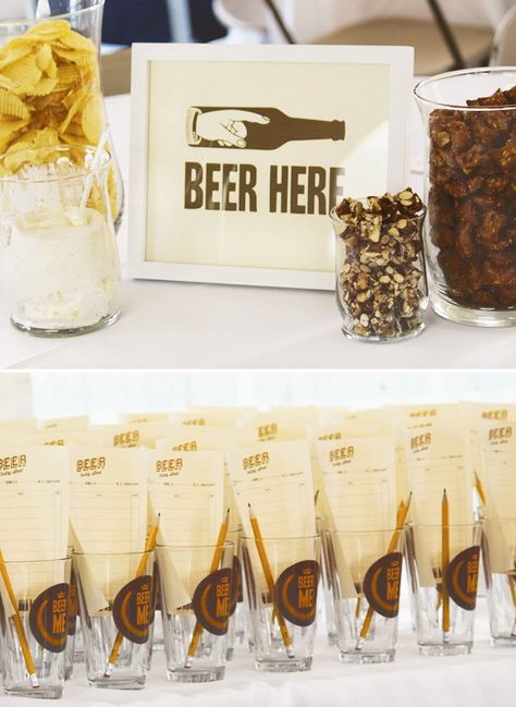 beer-tasting-glasses Beer Tasting Party Printables, Beer Tasting Party Ideas, Beer Tasting Party, Beer Tasting Parties, Birthday Decorations For Men, Adult Party Themes, Oktoberfest Beer, Oktoberfest Party, Beer Theme