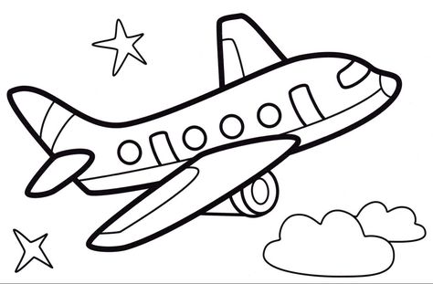 Transportation Preschool Activities, Photo Avion, Airplane Coloring Pages, Boys Quilt Patterns, Cvc Words Kindergarten, Transportation Crafts, Transportation Preschool, Kindergarten Art Projects, Kids Worksheets Preschool