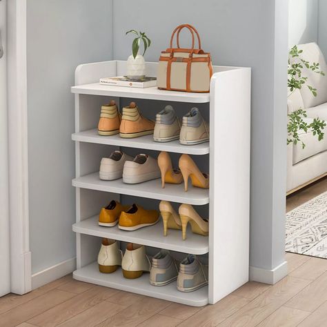 Shoe Rack With Drawers, Shoe Rack By Front Door, Shoe Rack Hallway, Modern Shoe Rack, Shoes Organizer, Wooden Shoe Racks, Shoe Rack Closet, Shoe Holders, Shoe Racks