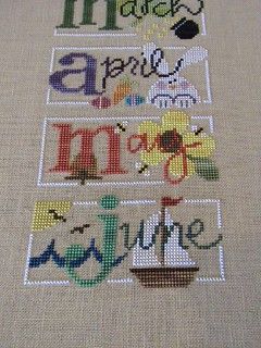 April Cross Stitch, Cross Stitch Calendar, Lizzie Kate Cross Stitch, Lizzie Kate, Cross Stitch Love, Cross Stitch Heart, Cross Stitch Pictures, Cross Stitch Baby, Cute Cross Stitch