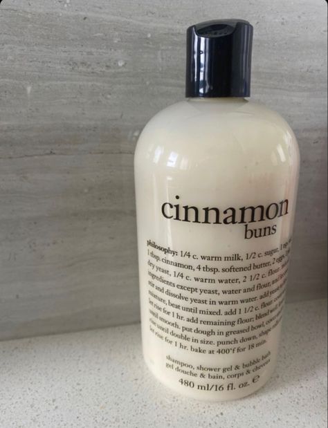 Cinnamon Buns Shower Gel, Cinnamon Roll Body Wash, Philosophy Hair Products, Cinnamon Philosophy, Philosophy Cinnamon Buns, Philosophy Shampoo Aesthetic, Philosophy Shampoo And Conditioner, Philosophy Scents, Cinnamon Lotion