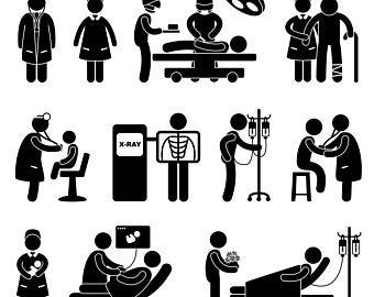 Dedicating my life to stick figures. by LeremyStickFigures on Etsy Pecs Pictures, Medical Surgery, Nurse Hospital, Community Nursing, Hospital Clinic, Health Icon, Person Icon, Nurse Aesthetic, Medical Consultation