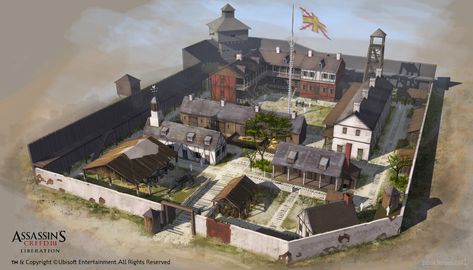 Fantasy Barracks, Medieval Barracks, View Reference, Army Barracks, Military Barracks, Sci Fi Architecture, Apocalypse World, Apocalypse Aesthetic, Post Apocalyptic Art