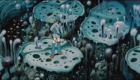 Nausicaa of the Valley of the Wind (1984) | my own still Native American Games, Hayao Miyazaki Art, Valley Of The Wind, Studio Ghibli Background, The Cat Returns, Studio Ghibli Movies, Studio Ghibli Art, Ghibli Art, Ghibli Movies