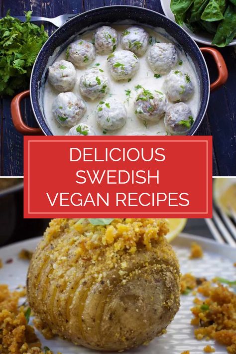 Explore the delightful world of Swedish vegan recipes that will enliven your kitchen table! From how to make vegan salmon using just carrots to mouthwatering Hasselback potatoes, there's something delicious for everyone. Perfect for both experienced cooks and those just trying their hand at Swedish cuisine, these recipes are packed with flavor and charm. Dive into some easy-to-follow guidelines and enjoy whipping up these hearty dishes that combine traditional flavors with a modern twist. Your plating and taste buds will thank you! Vegan Scandinavian Recipes, Vegan Swedish Recipes, Vegan German Recipes, Meatball Stew Recipe, Vegan Swedish Meatballs, Vegan Salmon, Swedish Cuisine, Meatball Stew, Vegan Protein Recipes