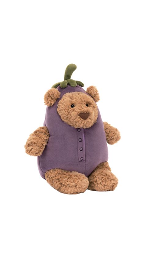 Jellycat Bartholomew Bear Bathrobe, Jellycat Broccoli, Bartholomew Bear Jelly Cat, Jellycat Eggplant, Bear Jellycat, Bartholomew Bear, Olive Gifts, Jelly Cat, Jellycat Stuffed Animals