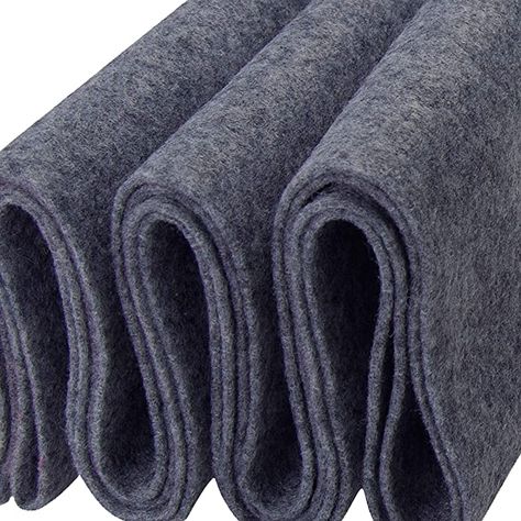 Amazon.com: FabricLA Acrylic Felt Fabric - 72" Inch Wide 1.6mm Thick Felt by The Yard - Use Felt Sheets for Sewing, Cushion and Padding, DIY Arts & Crafts - Heather Grey, 1 Yard Sewing Cushions, Felt Sheets, Couch Throws, Felt Material, Felt Fabric, Cushion Pads, Diy Arts And Crafts, Craft Materials, Grey Fabric