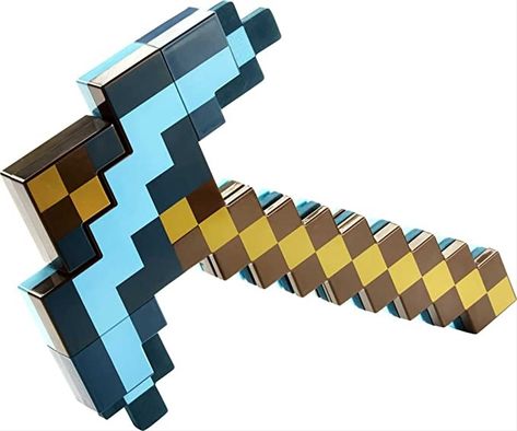 Classic Minecraft Diamond Pickaxe! Minecraft Costumes, Minecraft Gifts, Minecraft Video Games, Minecraft Toys, Kong Toys, Minecraft Videos, Minecraft Games, Action Toys, How To Play Minecraft